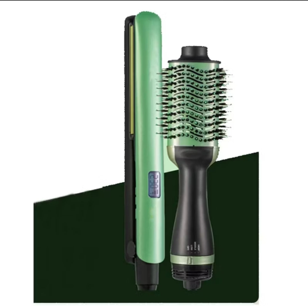 Plancha y Cepillo Aguacate SD06 Remlton