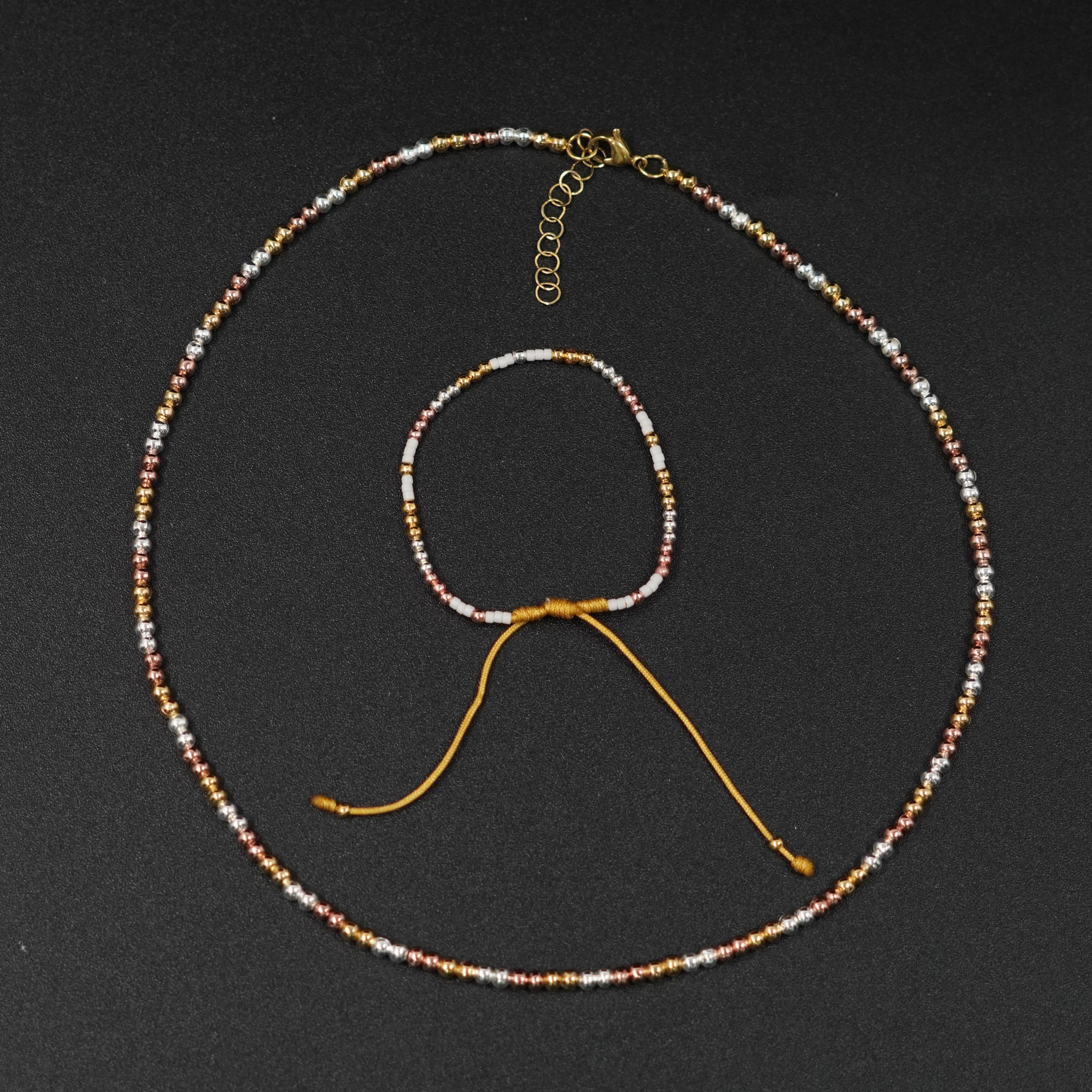 COMBO: PULSERA-COLLAR 3 OROS