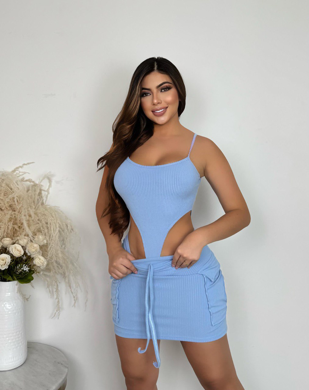 BODY Y FALDA ESTRELLA