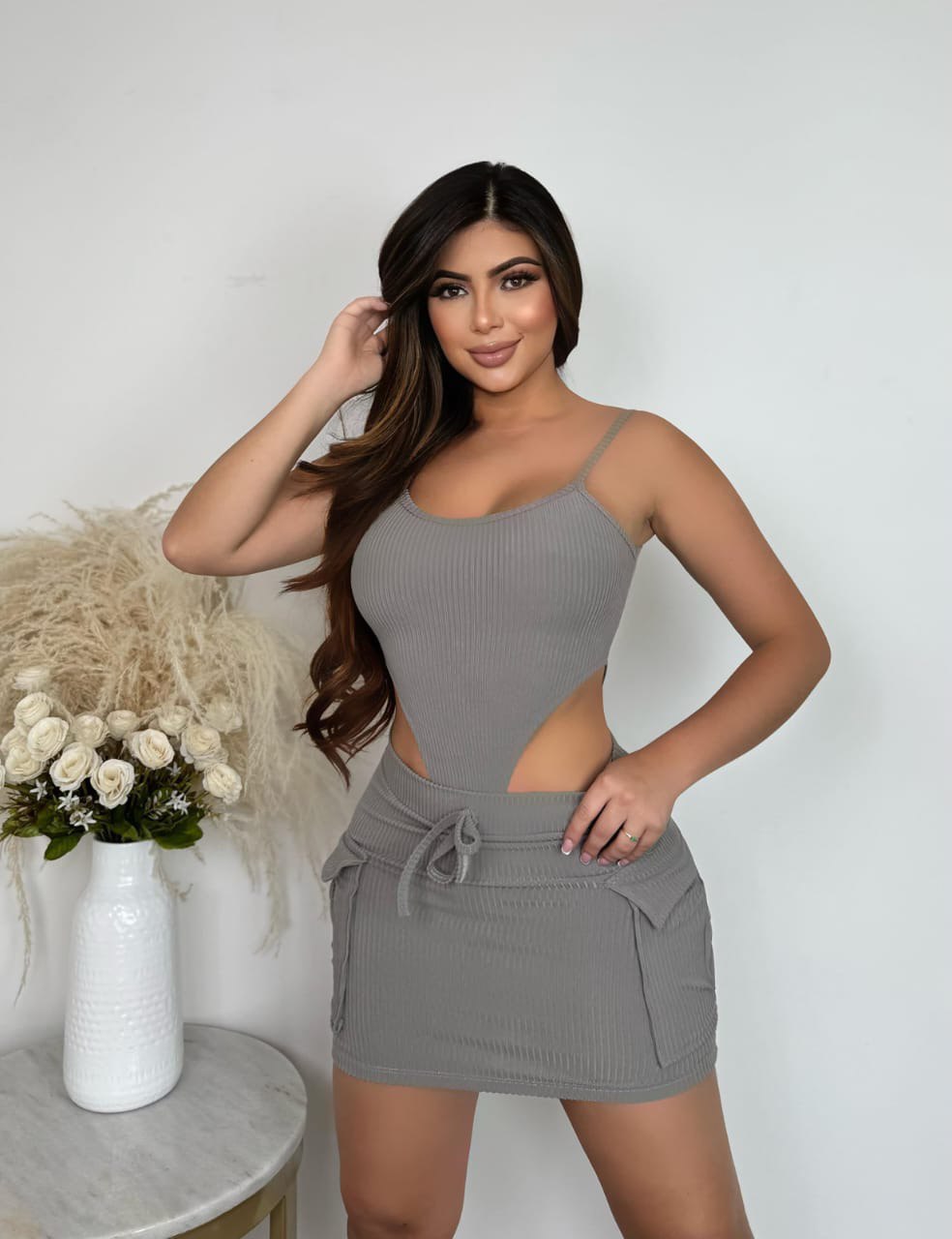 BODY Y FALDA ESTRELLA